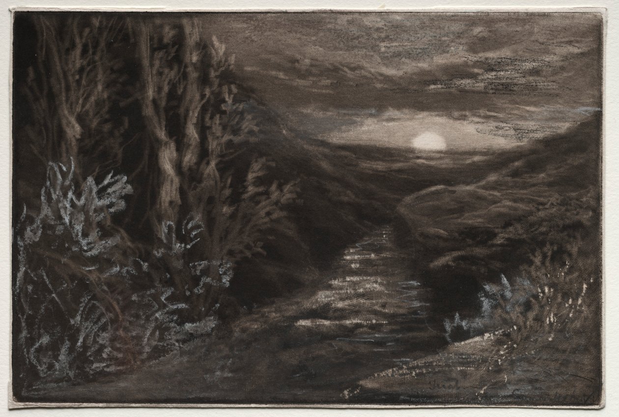 Ein Moorbach von Francis Seymour Haden