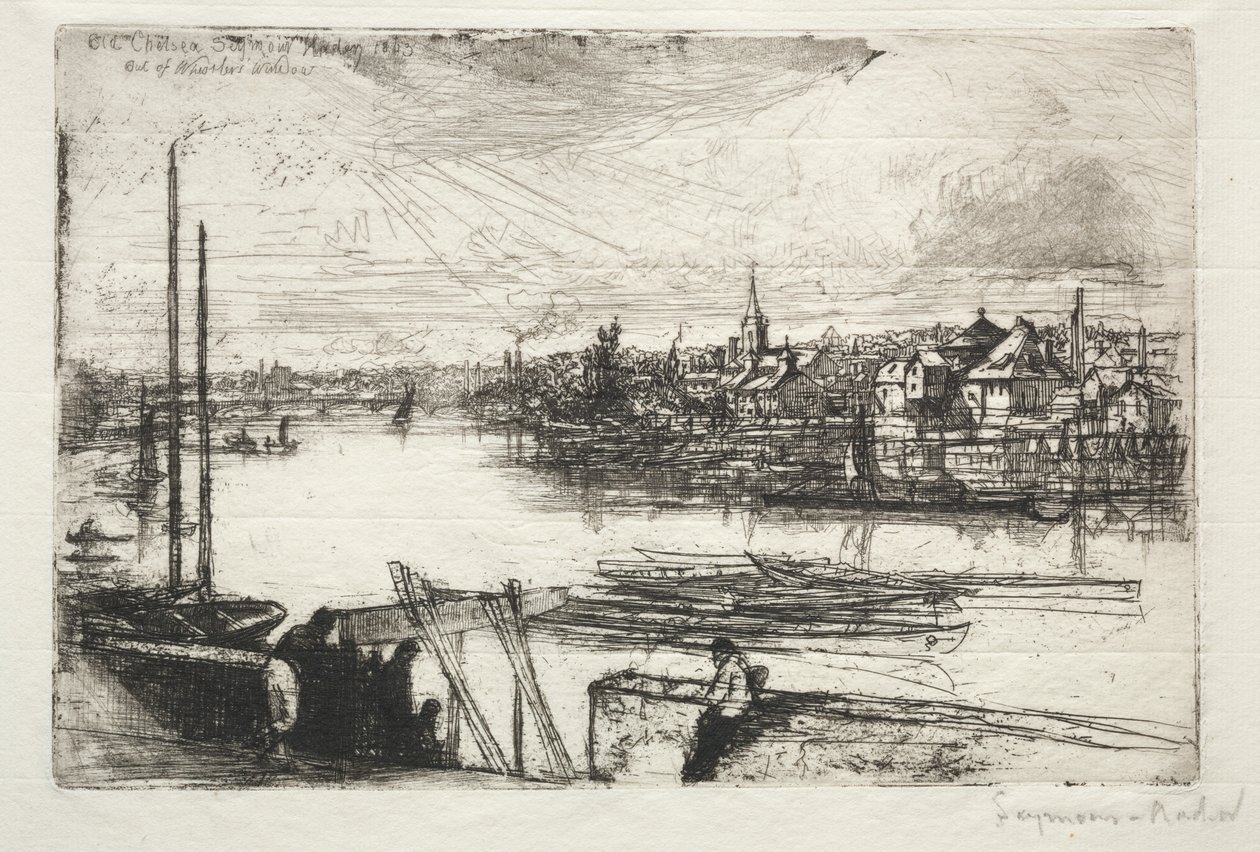 Battersea Reach von Francis Seymour Haden