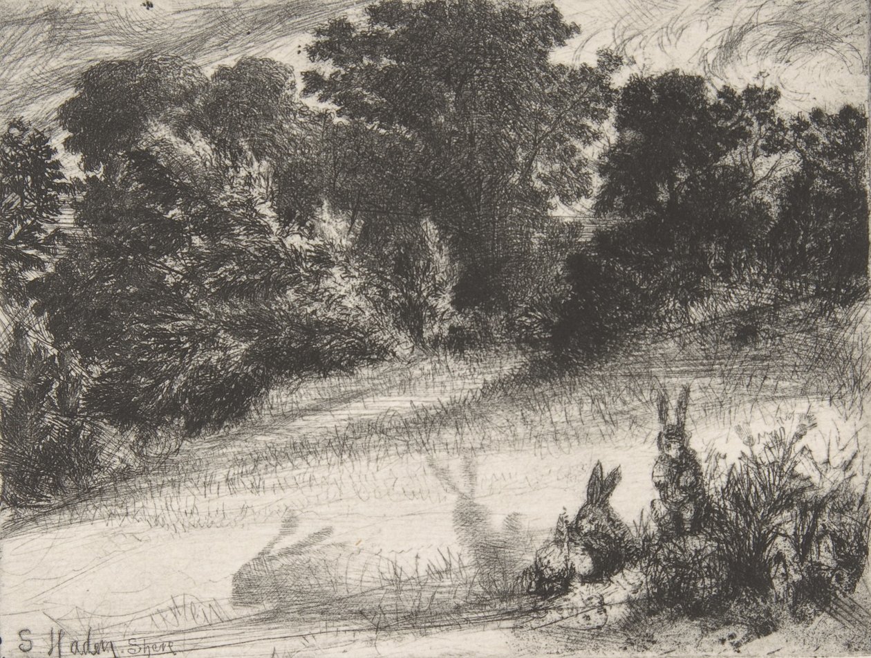 Combe Bottom, 1860 von Francis Seymour Haden