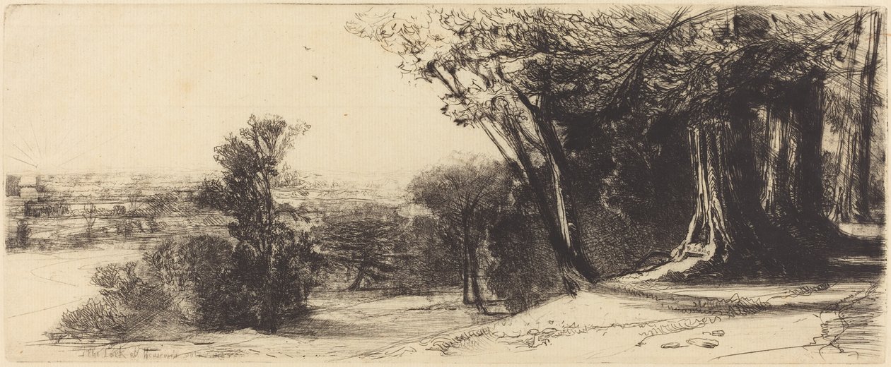 Früher Morgen - Richmond von Francis Seymour Haden