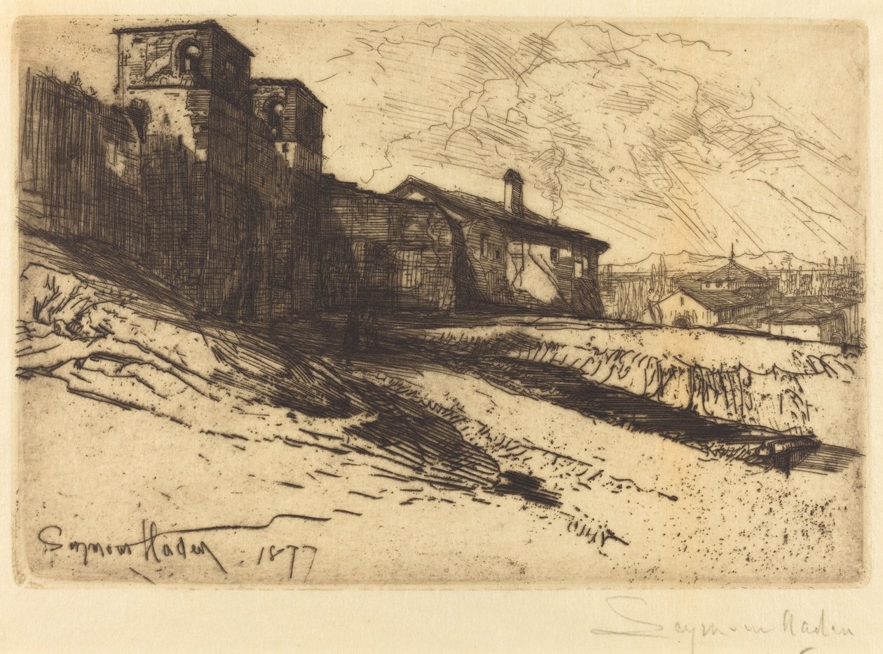 Grimmiges Spanien von Francis Seymour Haden