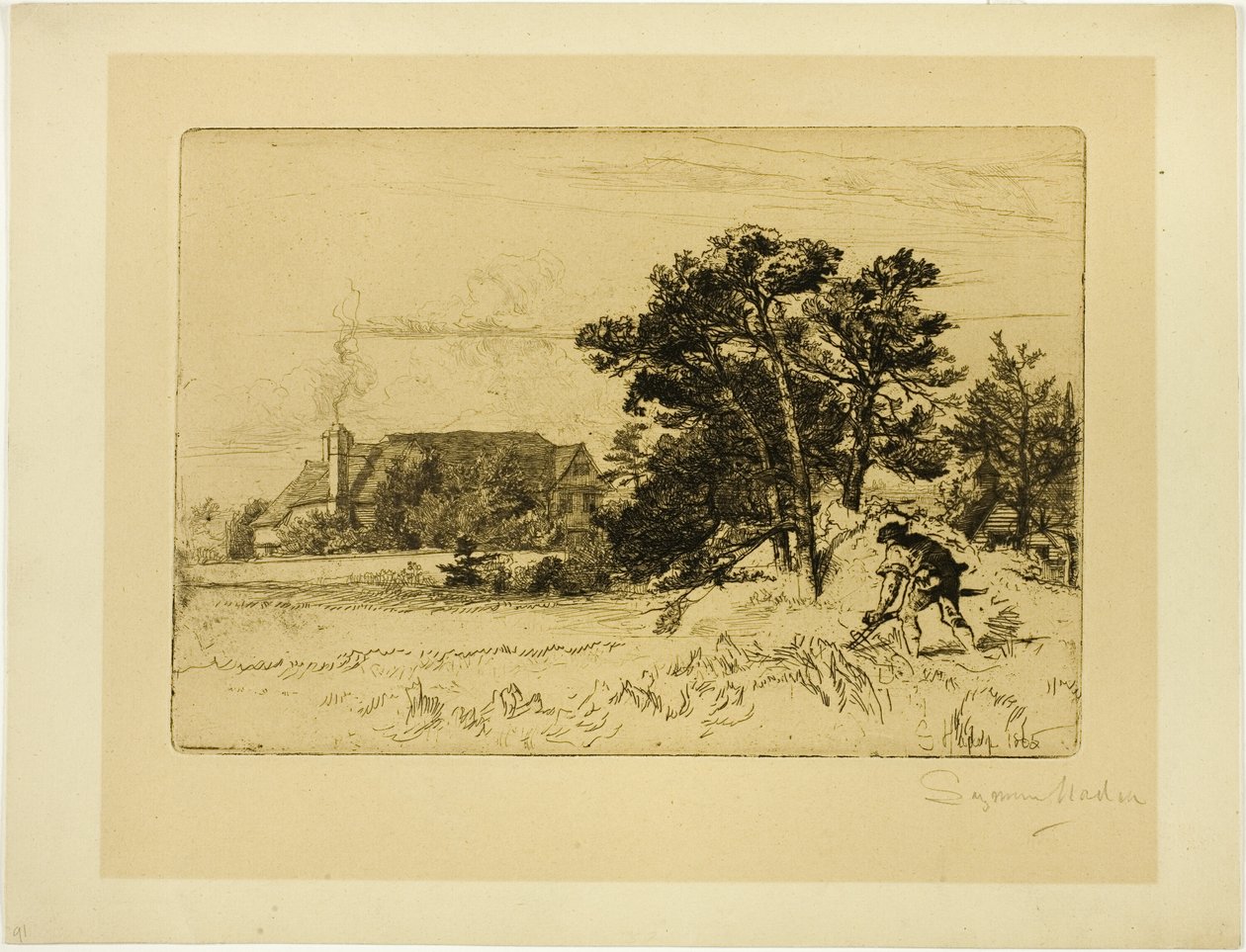 Altes Willesley-Haus von Francis Seymour Haden