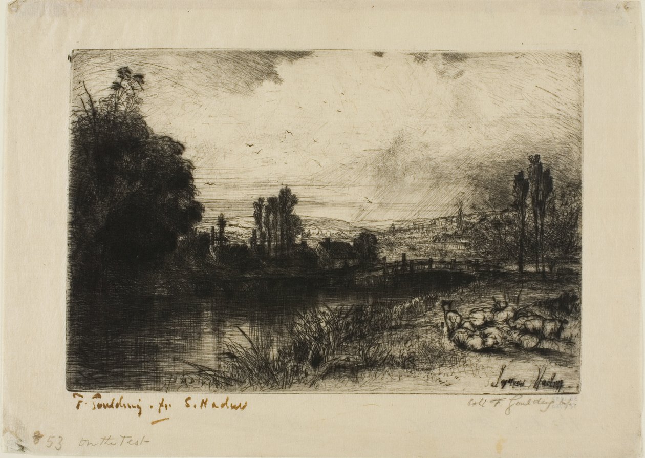 Auf dem Test von Francis Seymour Haden