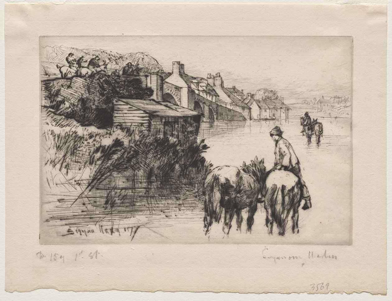 Wareham-Brücke von Francis Seymour Haden