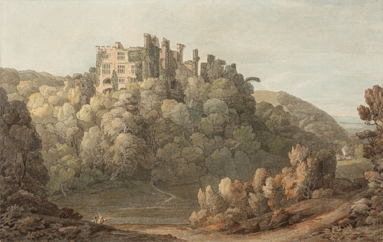 Berry Pomeroy Castle, Devon von Francis Towne