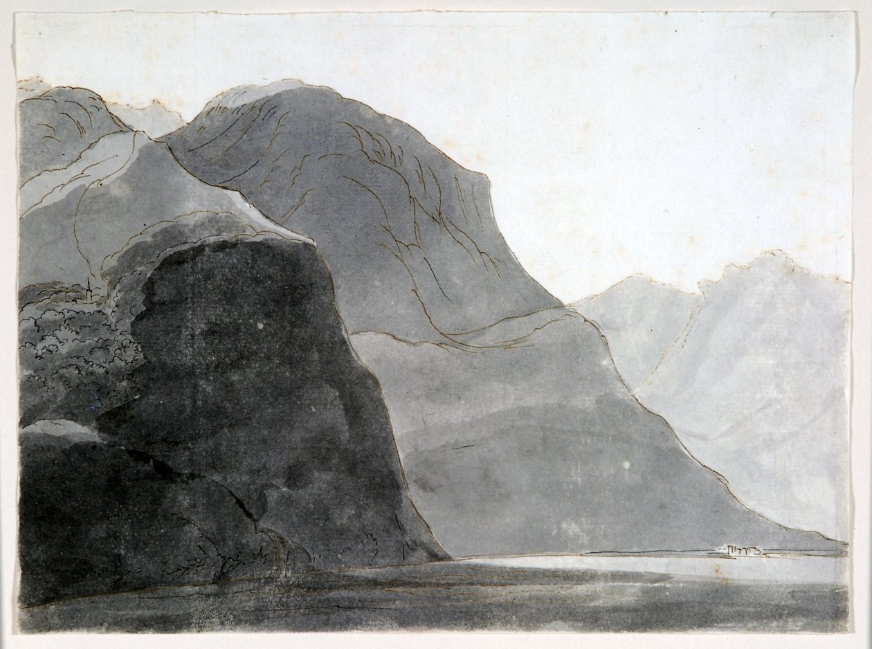 Comer See von Francis Towne