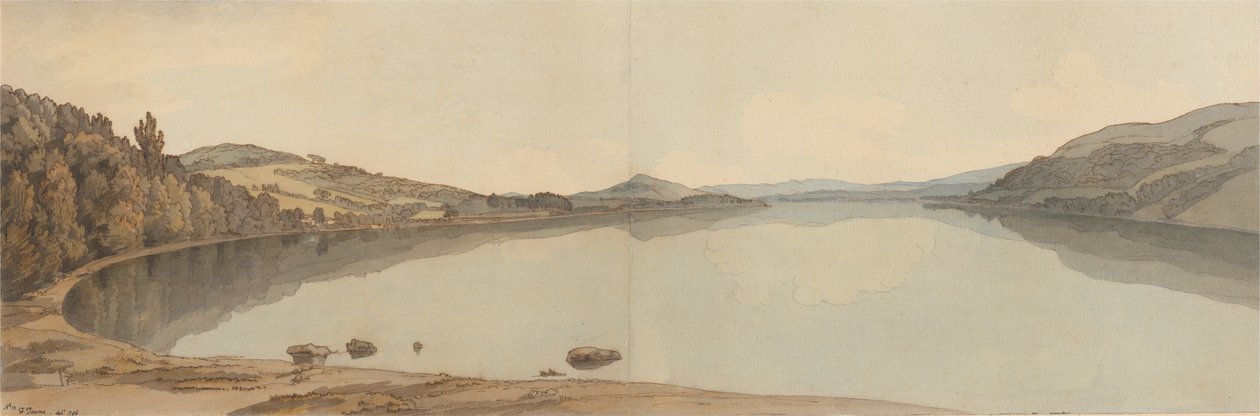 Lake Windermere von Francis Towne