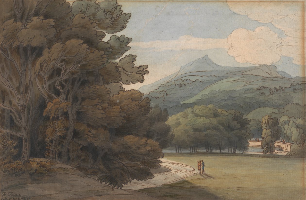 In der Nähe von Ambleside von Francis Towne