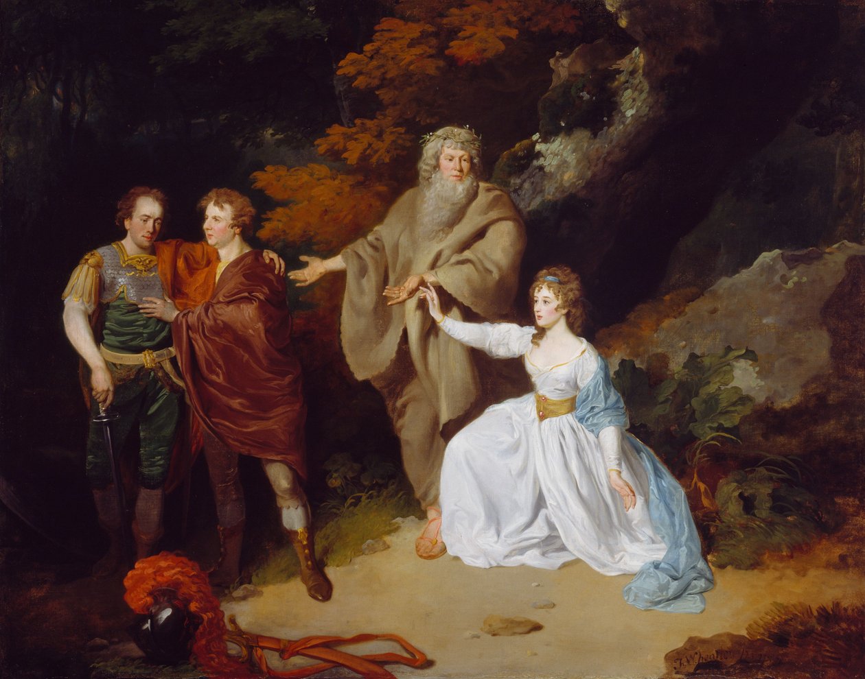 Eine Szene aus Shakespeares Der Sturm, 1787 von Francis Wheatley