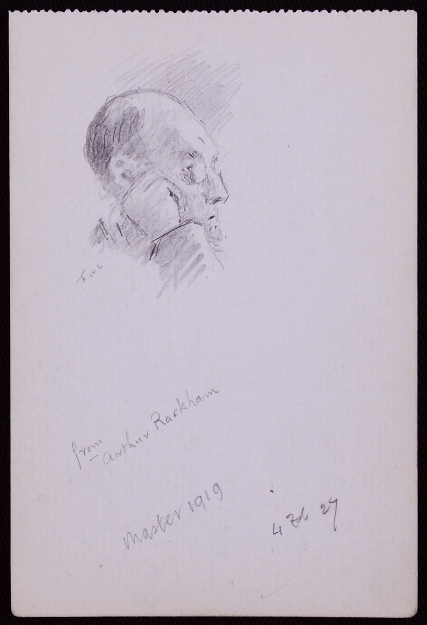 Porträt von Arthur Rackham von Francis Wilfred Lawson