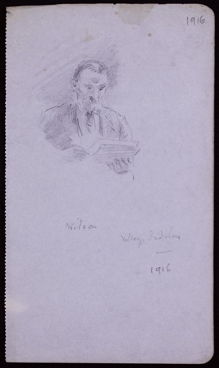 Porträt von Henry Wilson von Francis Wilfred Lawson