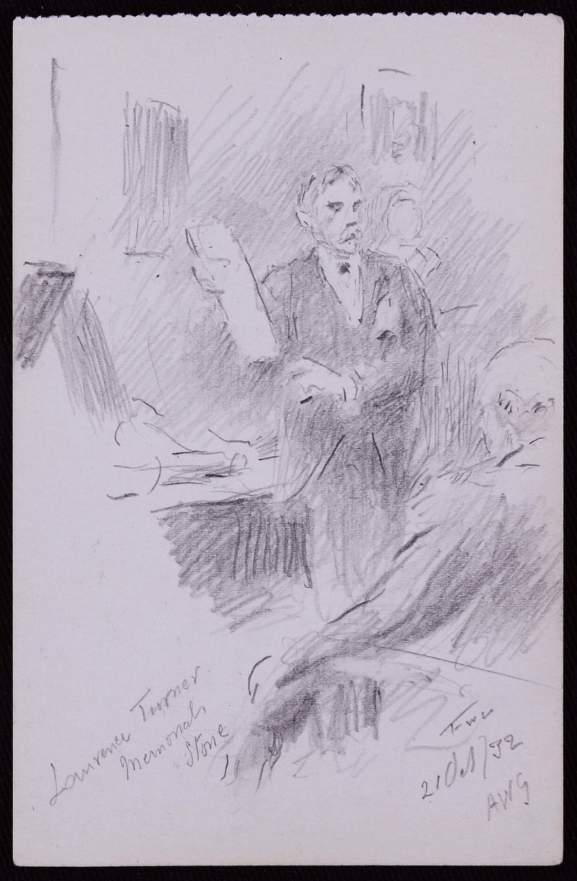 Porträt von Laurence Turner von Francis Wilfred Lawson