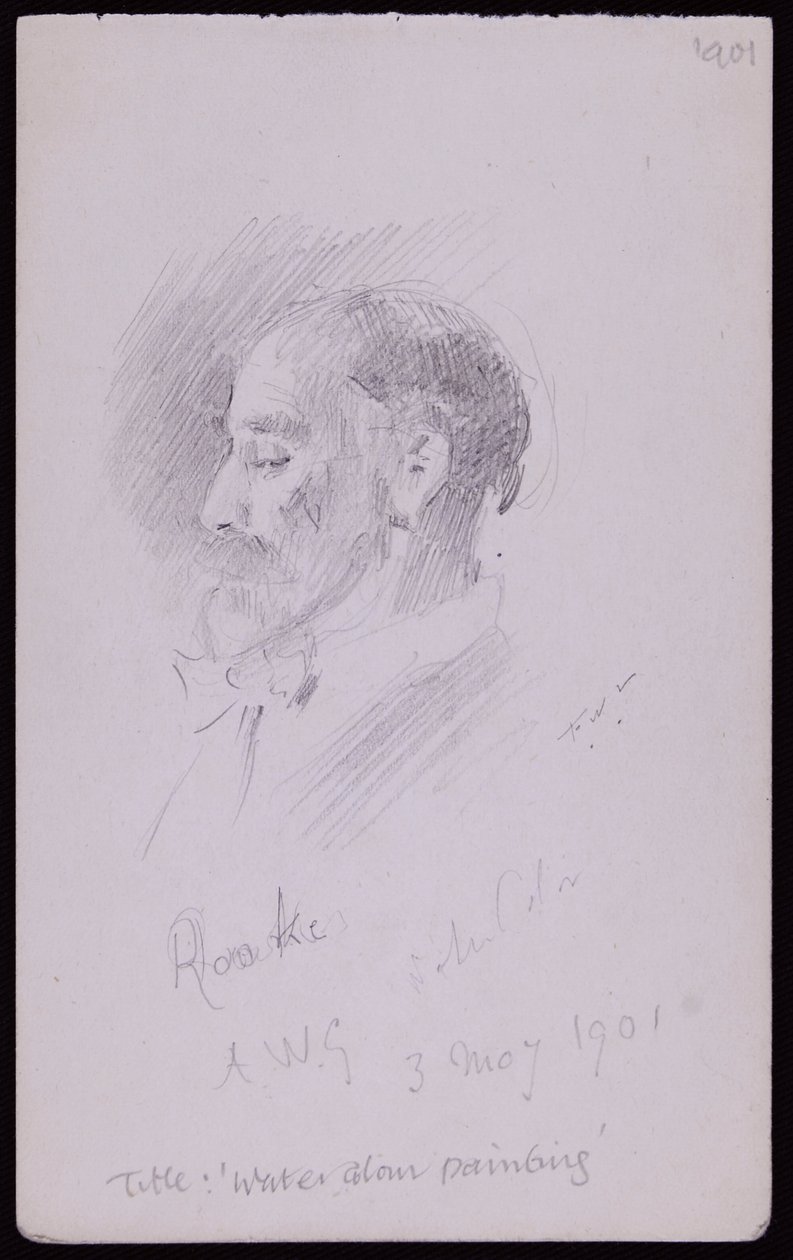 Porträt von TM Rooke von Francis Wilfred Lawson