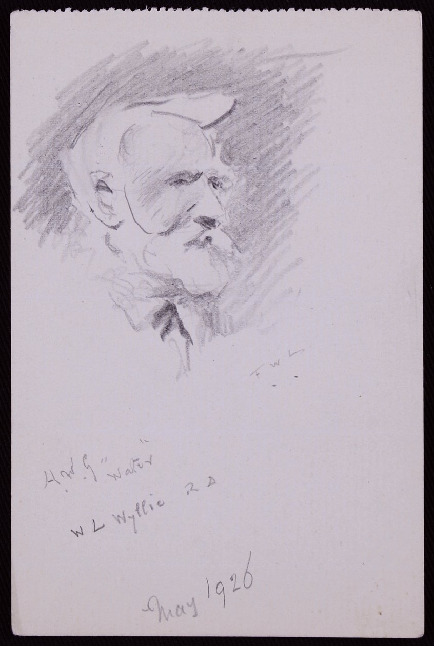 Porträt von WL Wyllie von Francis Wilfred Lawson