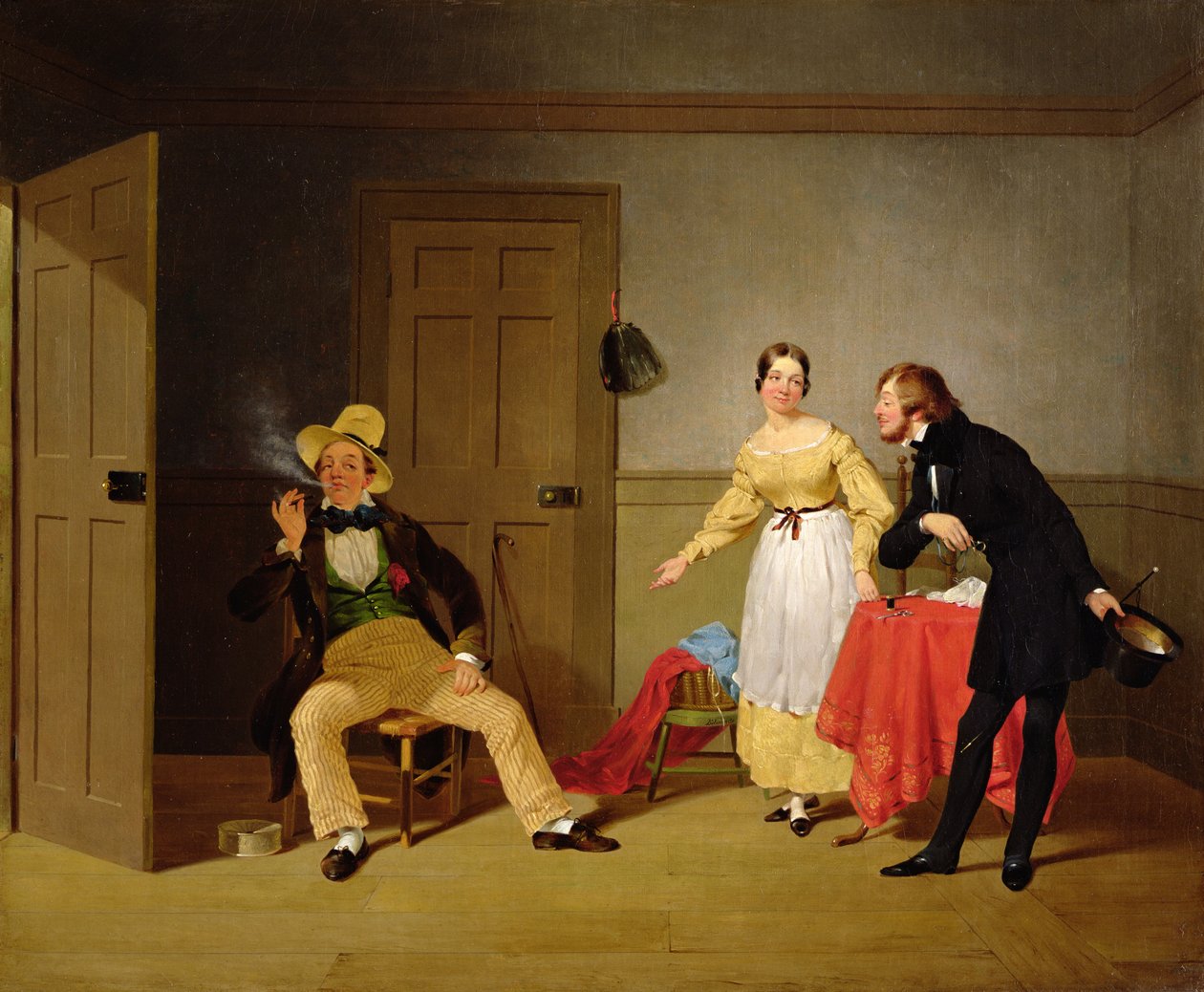 Die Stadt- und Landbeaux, ca. 1838 von Francis William Edmonds