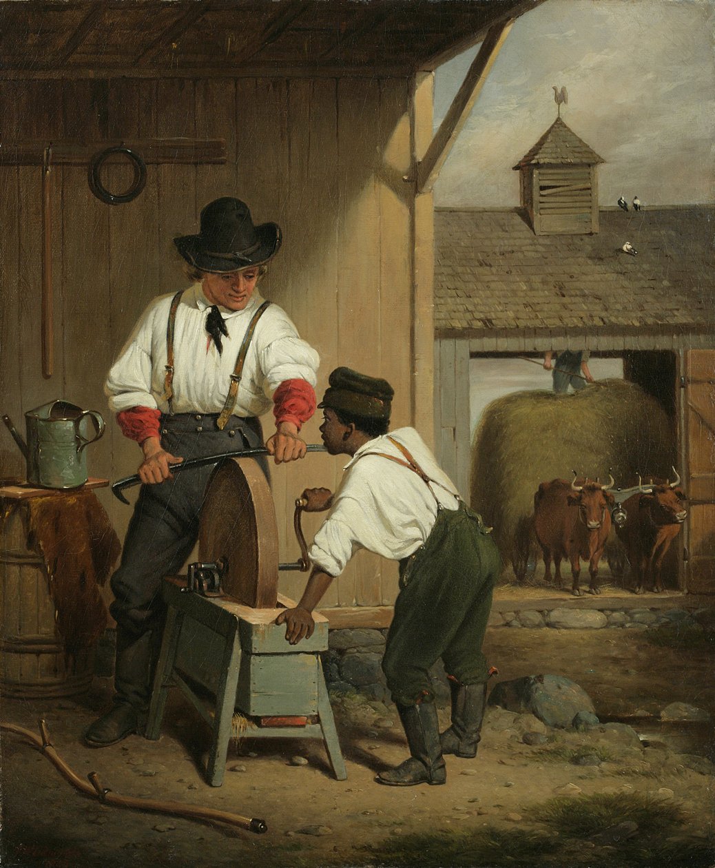 Der Sensenmann, 1856 von Francis William Edmonds