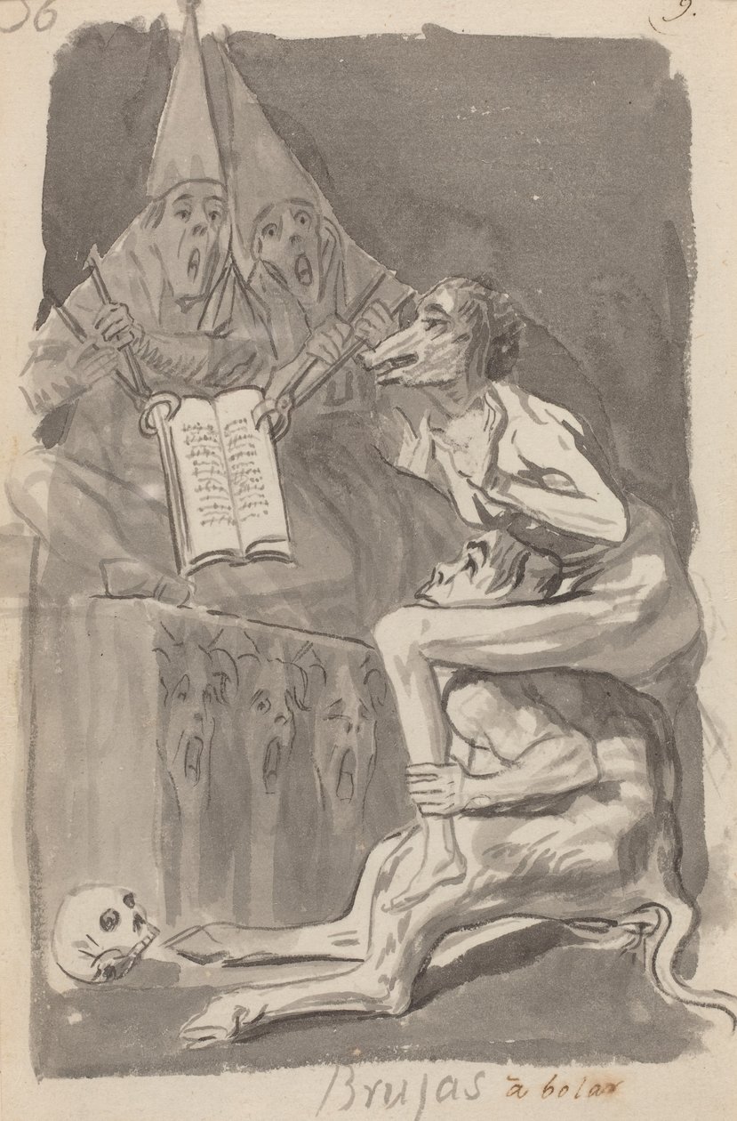 Hexen fliegen von Francisco de Goya