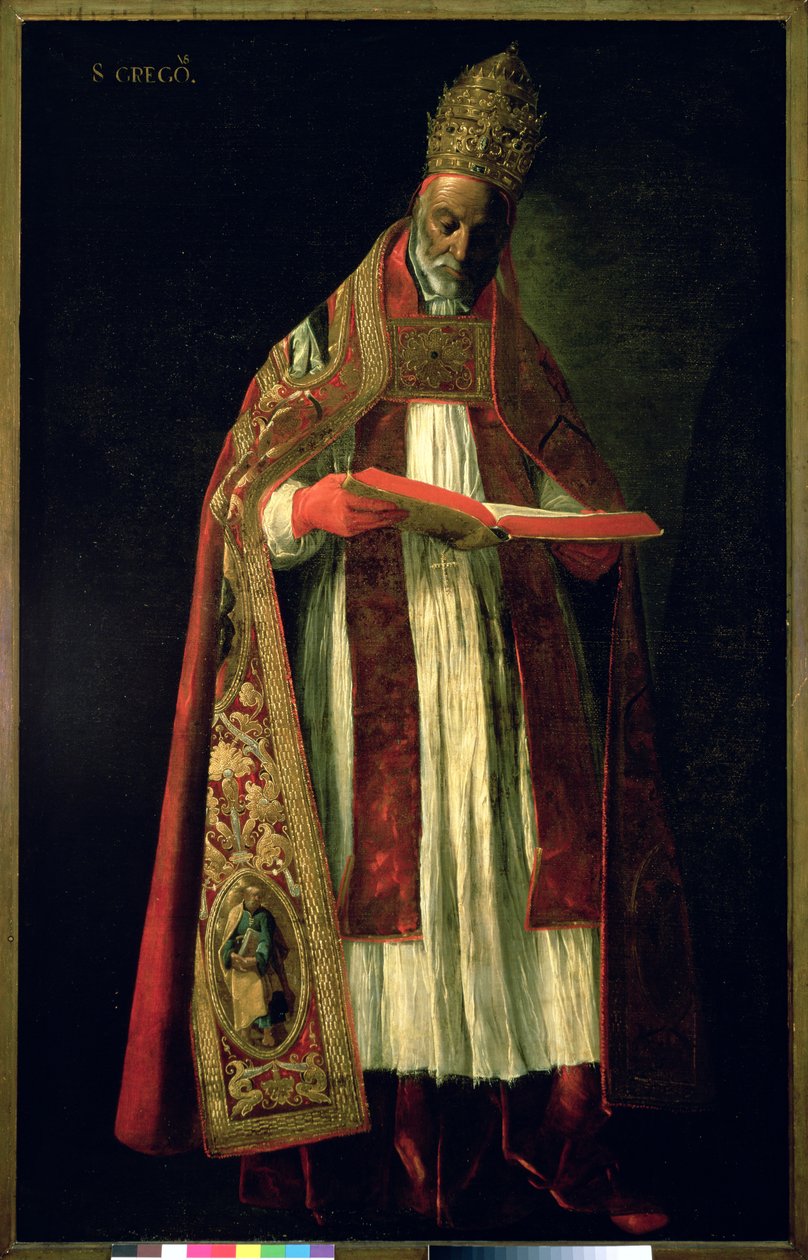 St. Gregor der Große (ca. 540-604) von Francisco de Zurbaran