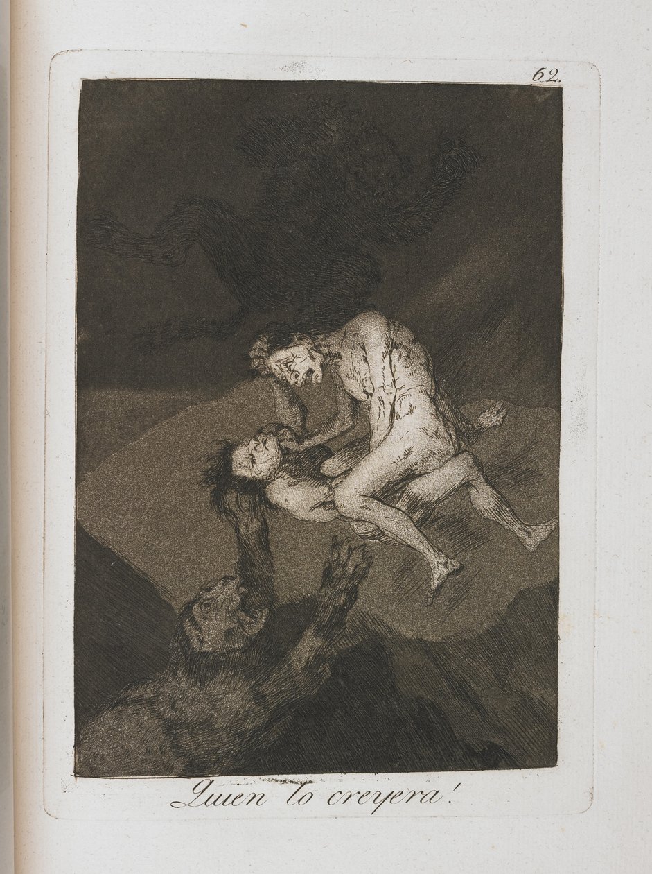 Platte aus Los Caprichos, 1797-1798 von Francisco de Goya