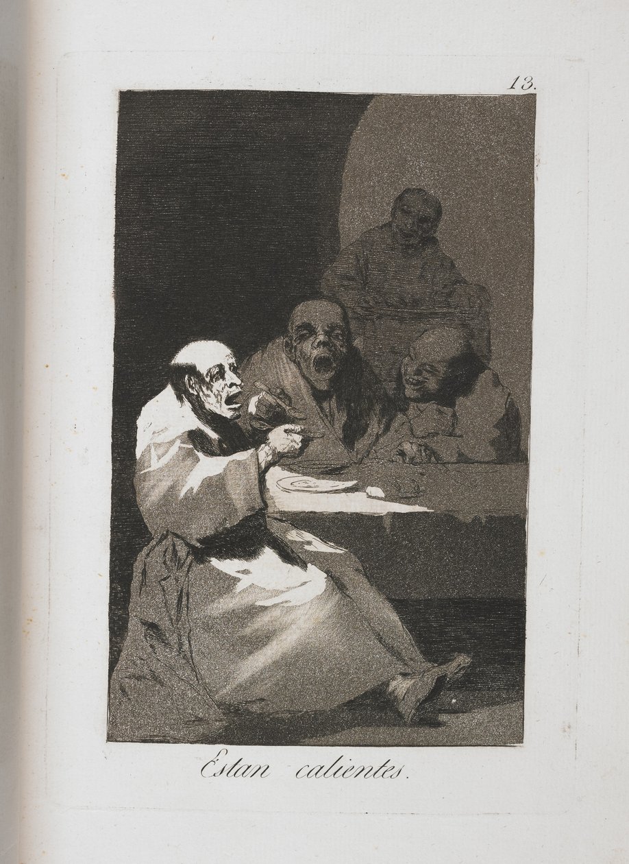 Platte aus Los Caprichos, 1797-1798 von Francisco de Goya