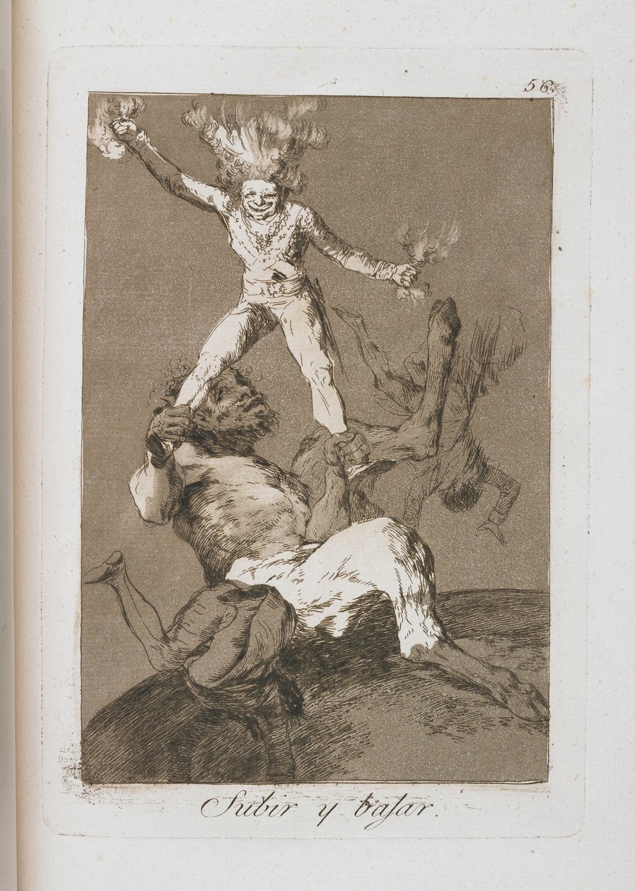 Platte aus Los Caprichos, 1797-1798 von Francisco de Goya