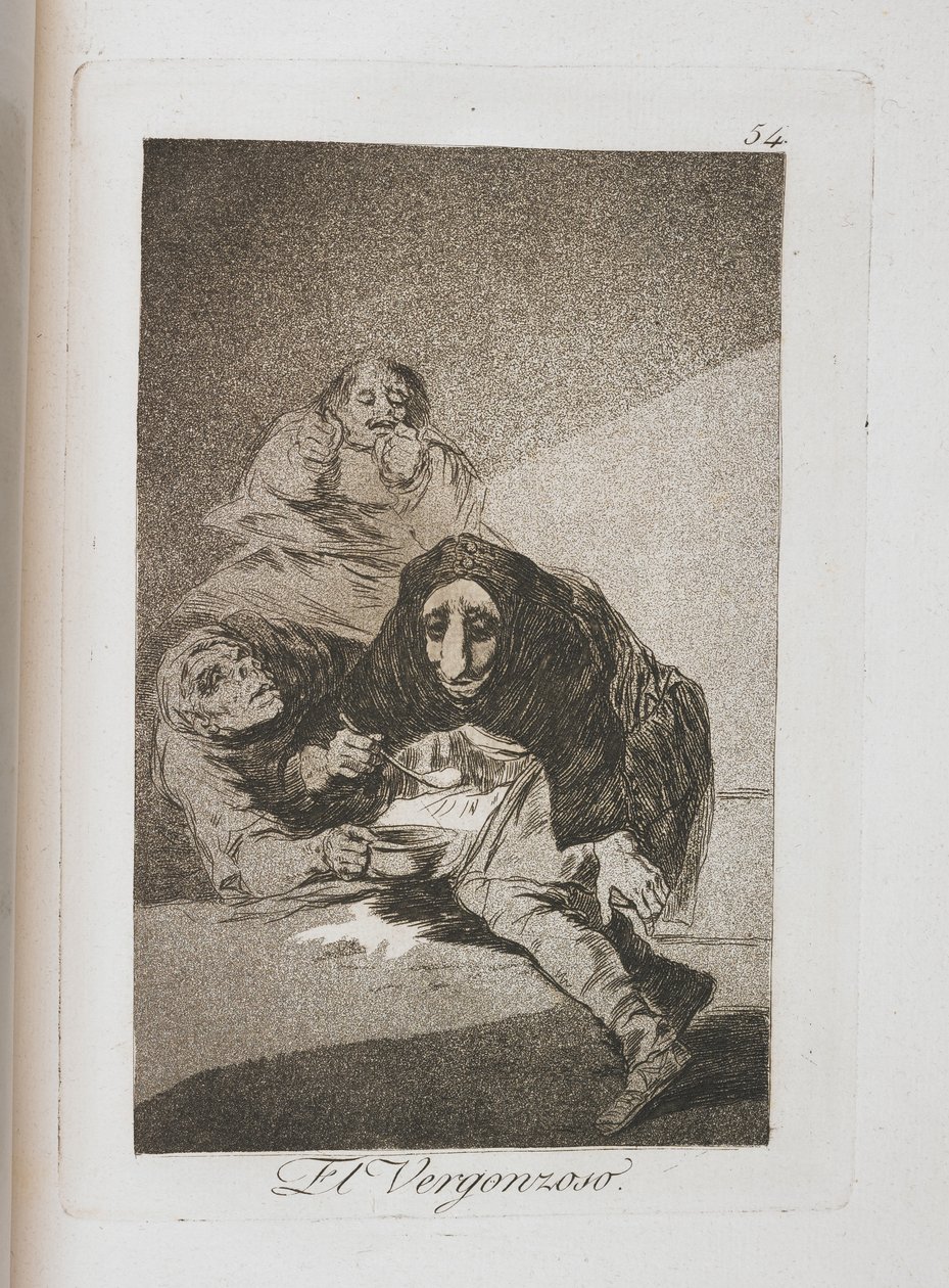 Platte aus Los Caprichos, 1797-1798 von Francisco de Goya