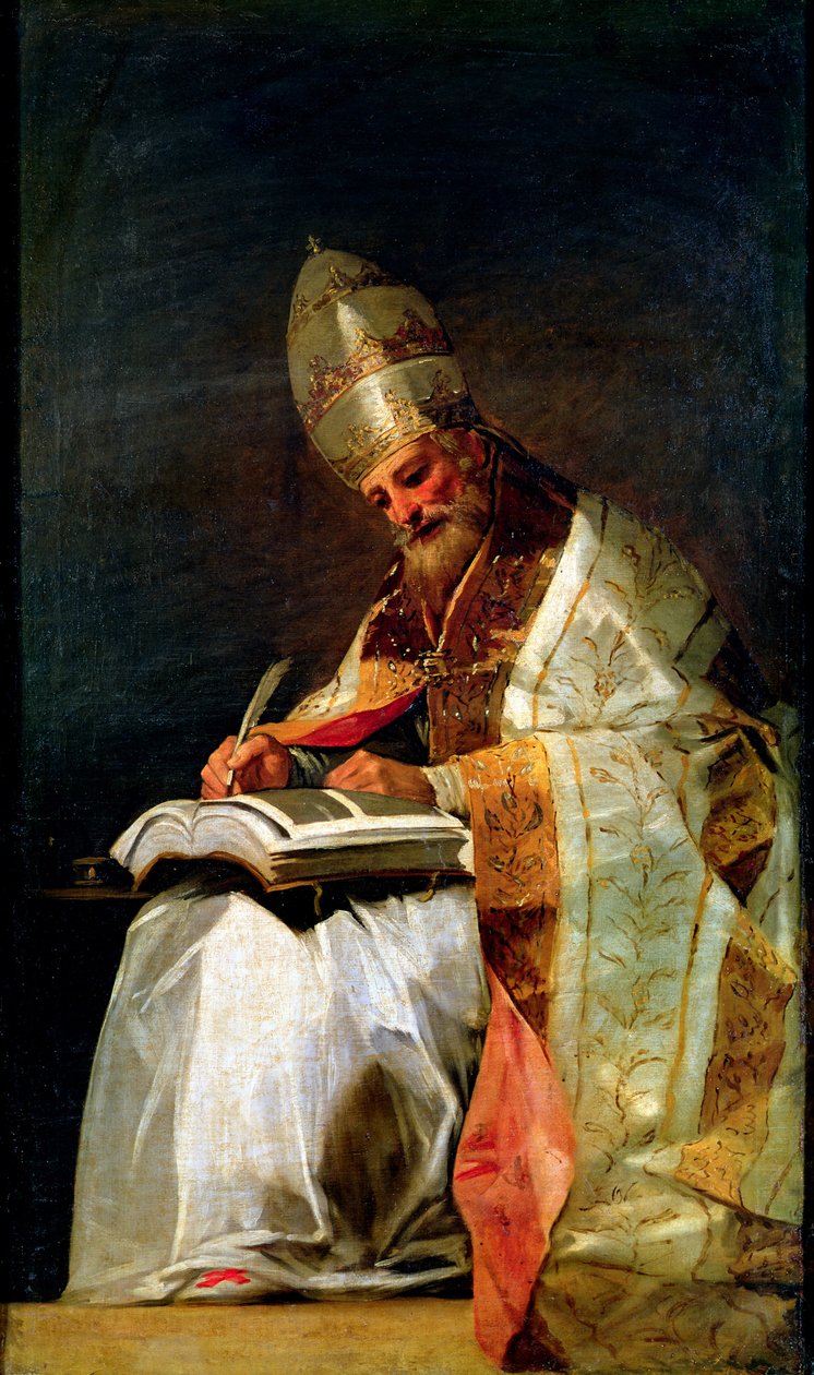 St. Gregor der Große von Francisco de Goya