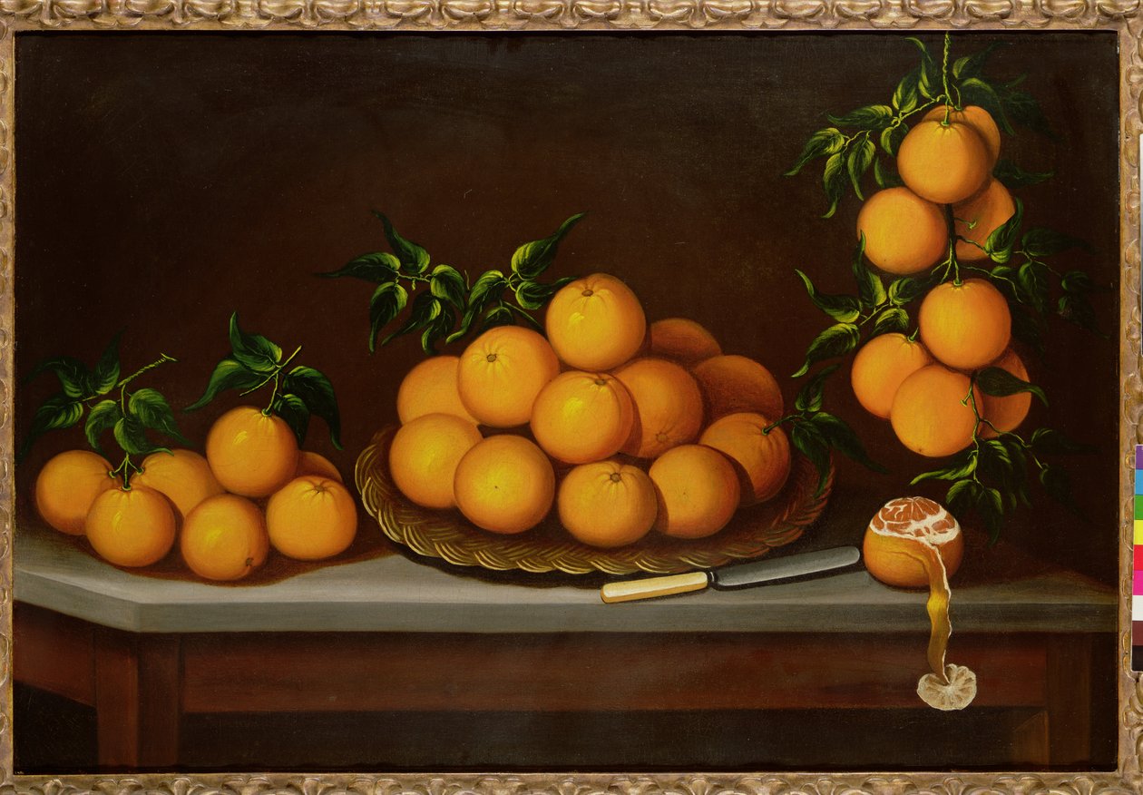 Stillleben mit Orangen, 1679 von Francisco de Vargas