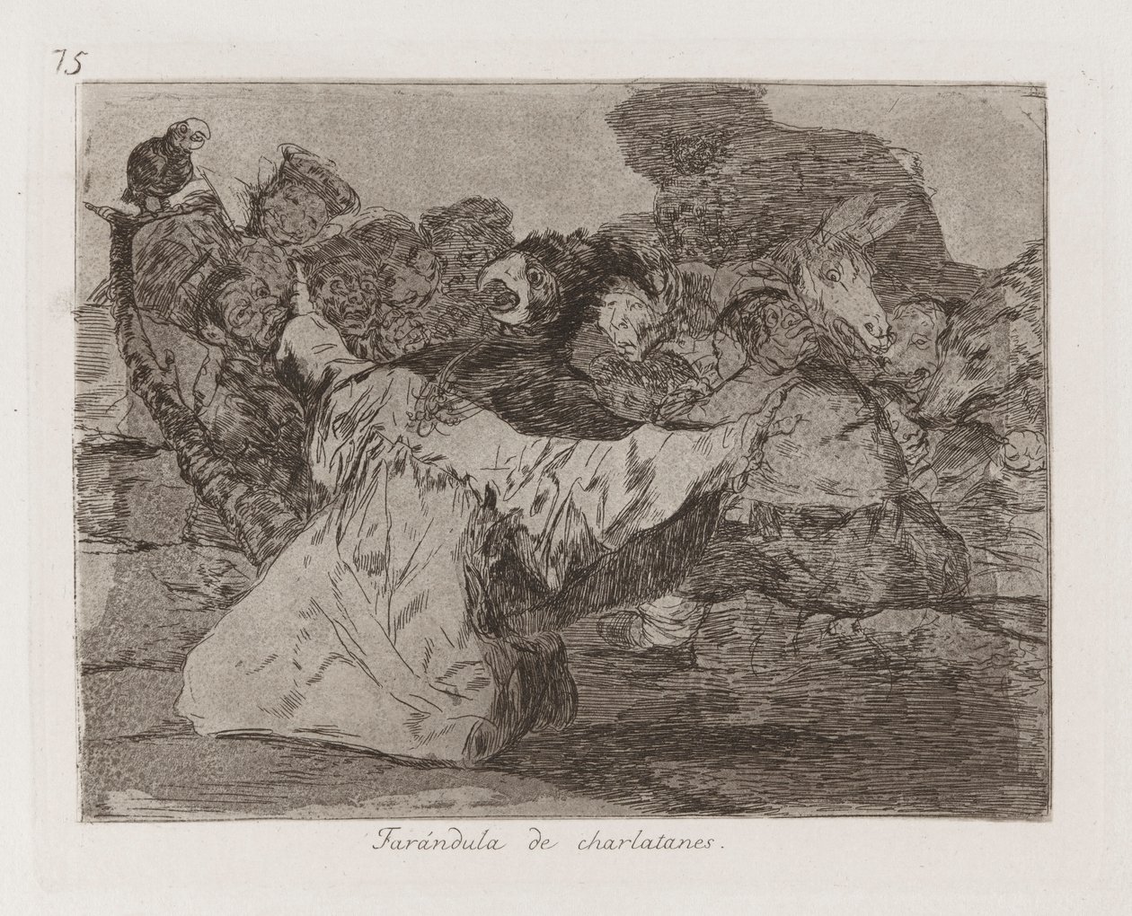 Farandula de charlatanes (Scharlatane) von Francisco de Goya