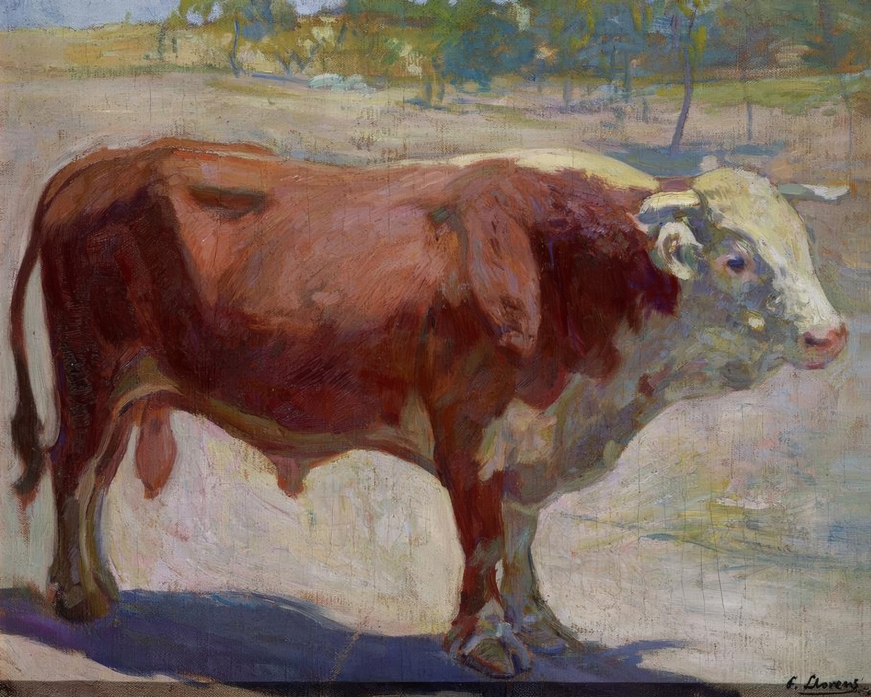 Der braune Stier von Francisco Llorens Diaz