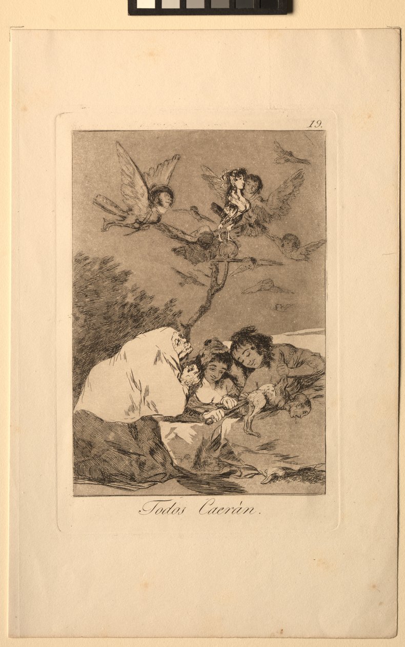 Caprichos: Alle werden fallen von Francisco de Goya