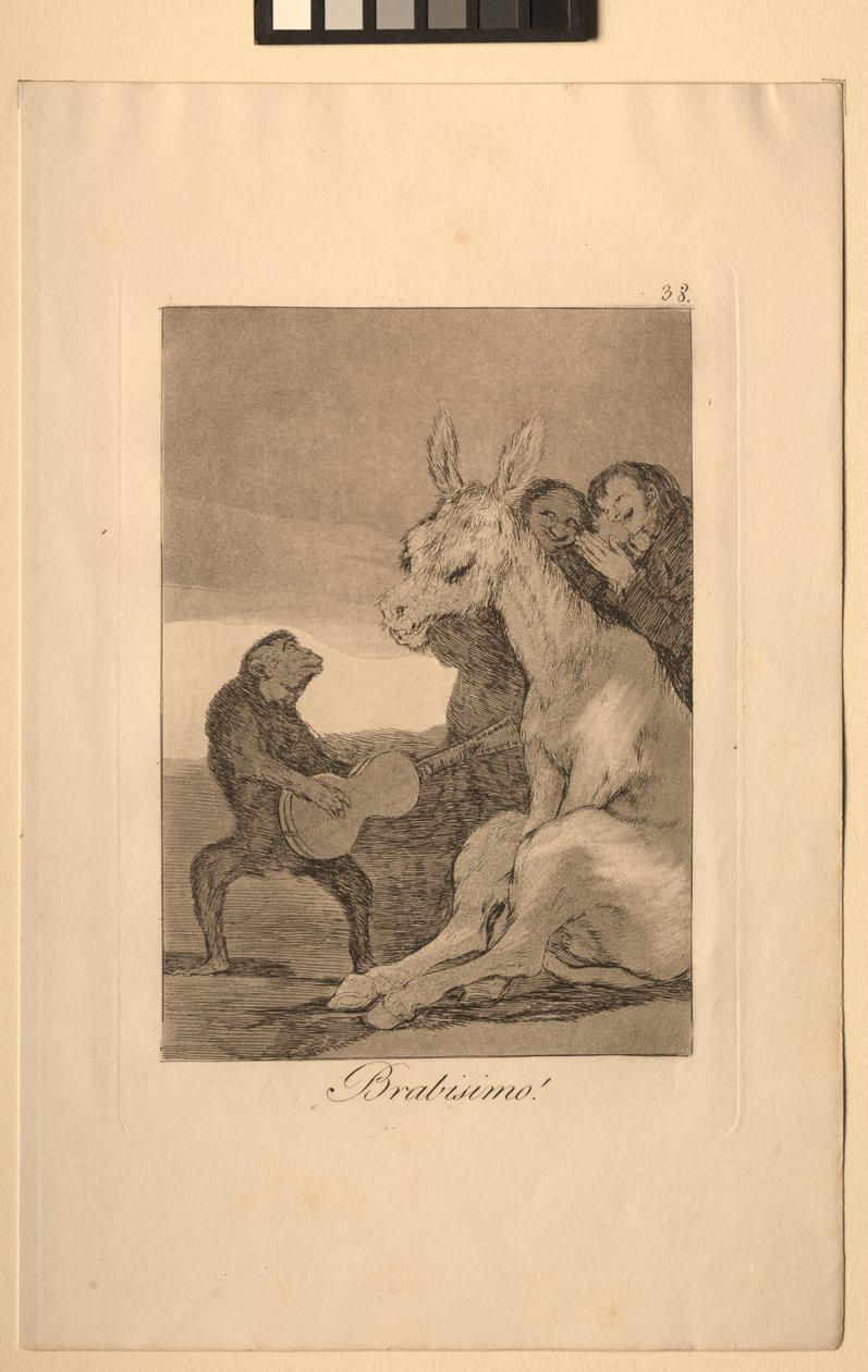 Caprichos: Bravo! von Francisco de Goya