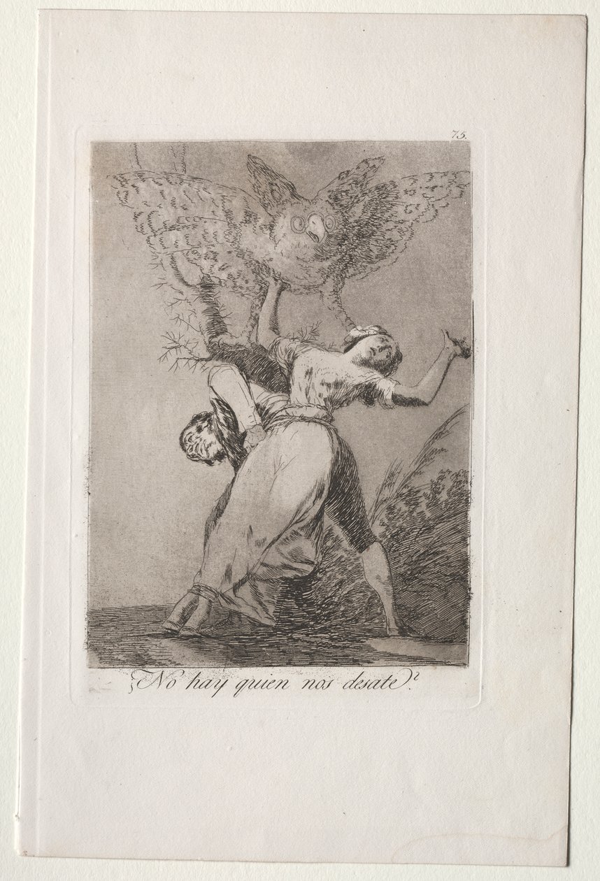 Caprichos: Kann uns niemand losbinden? von Francisco de Goya