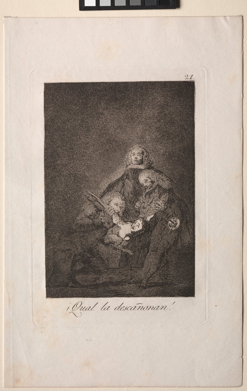 Caprichos: Wie sie sie rupfen! von Francisco de Goya
