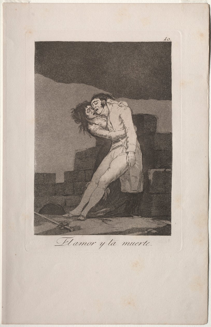 Caprichos: Liebe und Tod von Francisco de Goya