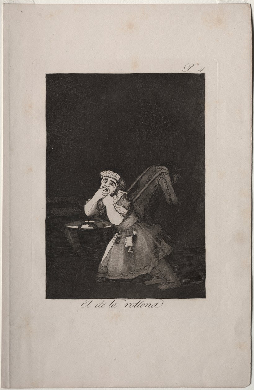 Caprichos: Nannys Junge von Francisco de Goya