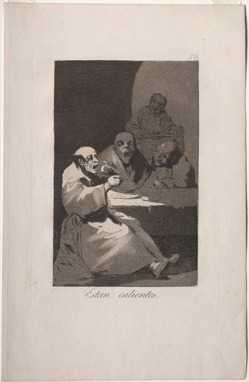 Caprichos: Sie sind heiß von Francisco de Goya