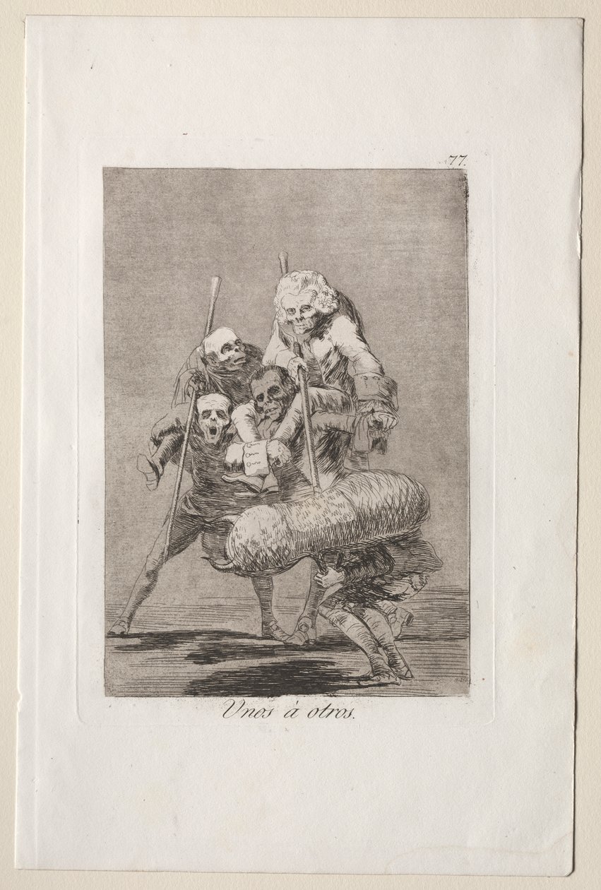 Caprichos: Was man einem anderen antut von Francisco de Goya