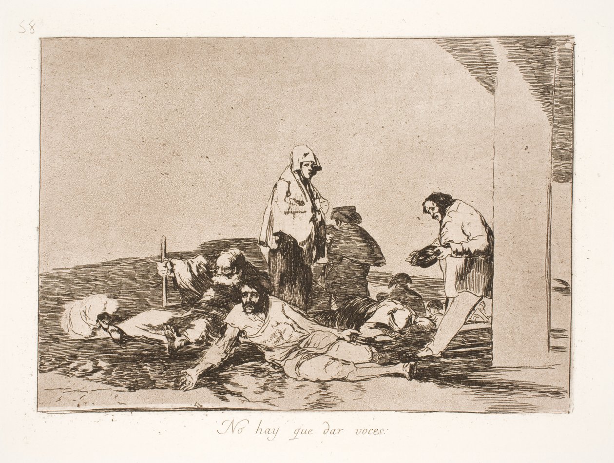 Was nützt es zu klagen (58) von Francisco de Goya