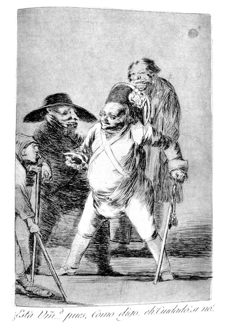 Ist das Ihre Exzellenz, 1799 von Francisco de Goya