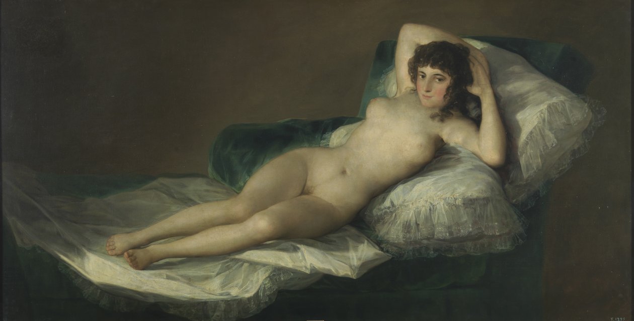 Die nackte Maja, ca. 1797-1800 von Francisco de Goya