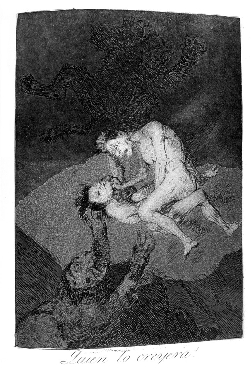 Wer hätte das gedacht!, 1799 von Francisco de Goya