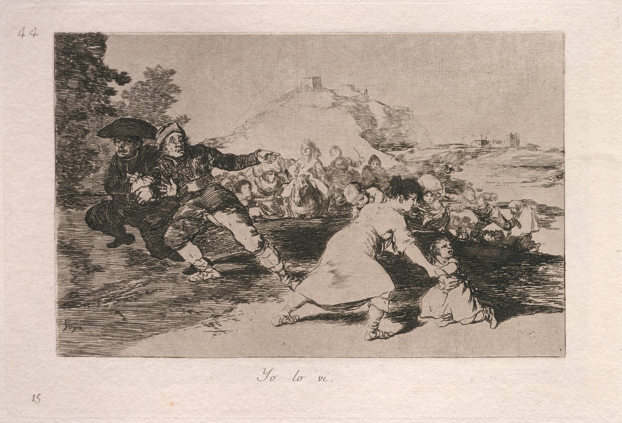 Ich sah es von Francisco de Goya