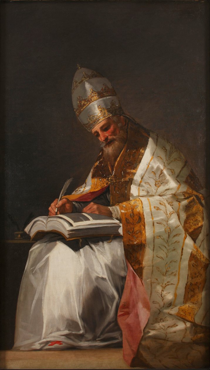 Heiliger Gregor der Große, Papst von Francisco de Goya