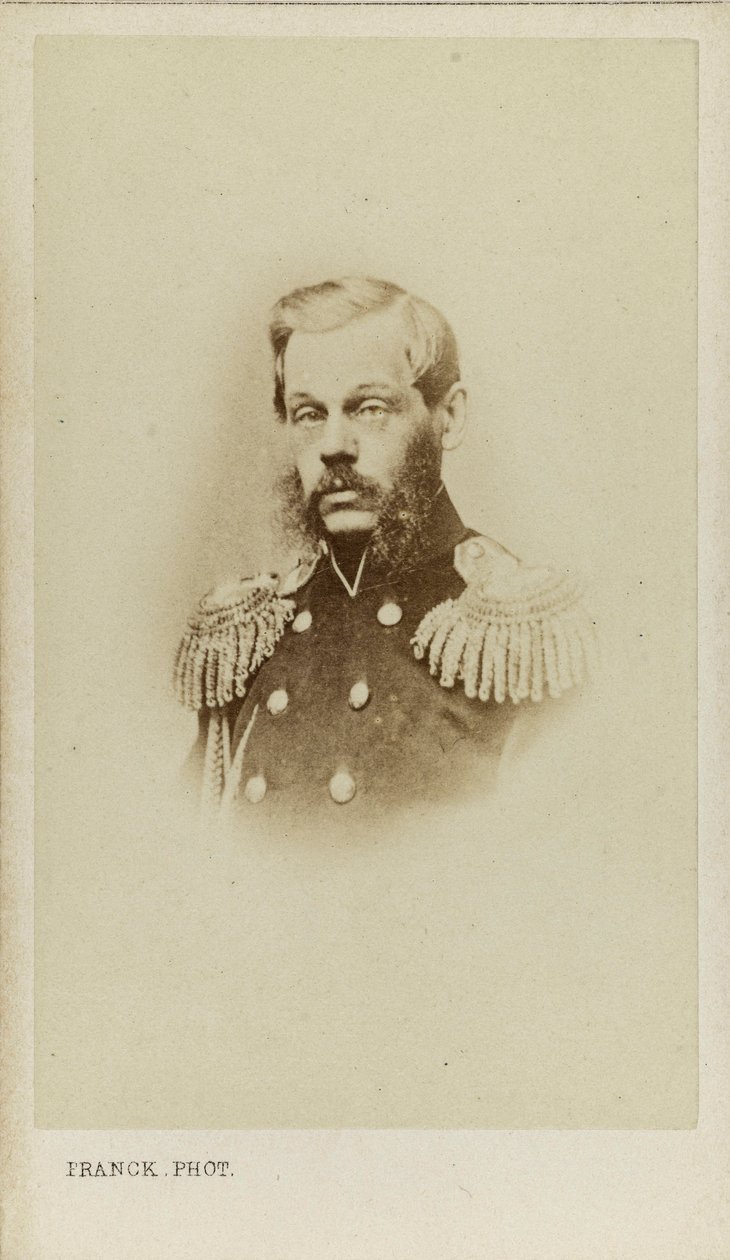 Porträt von Graf Dmitry Alekseyevich Milyutin 1816-1912 von Franck