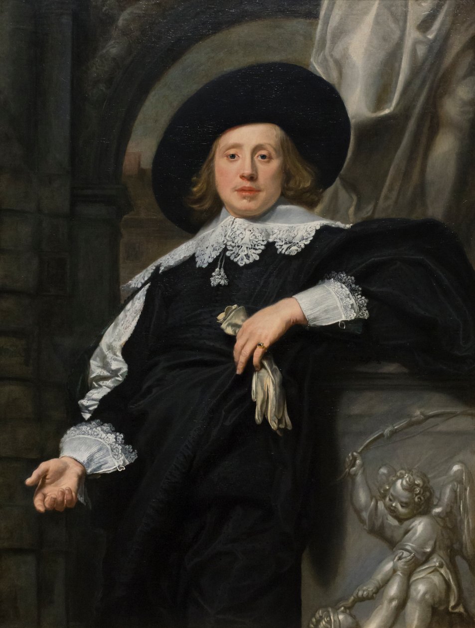 Porträt eines Mannes von Franco Flemish School