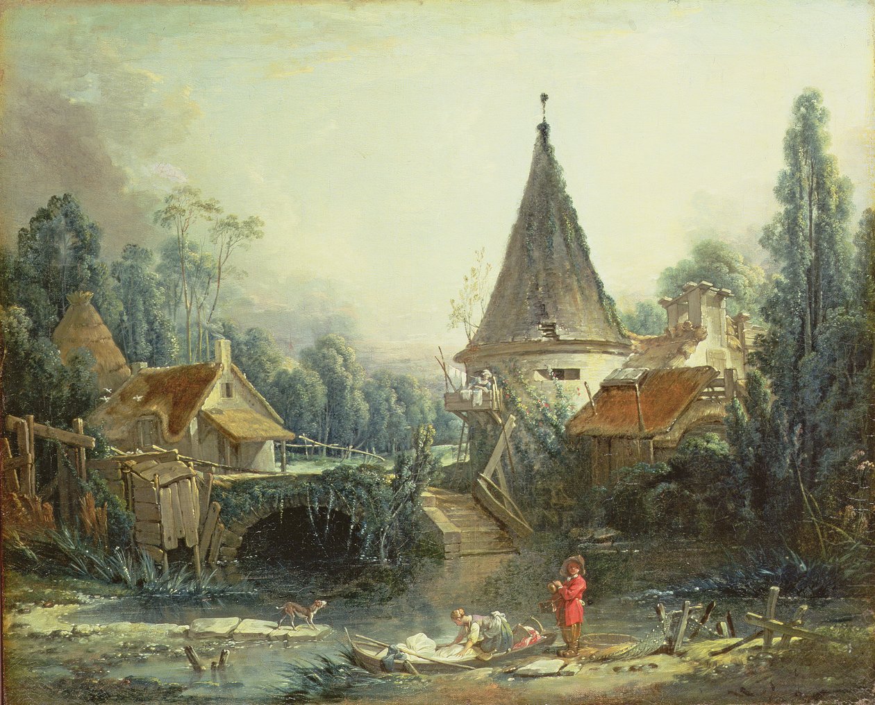 Landschaft bei Beauvais, frühe 1740er Jahre von François Boucher