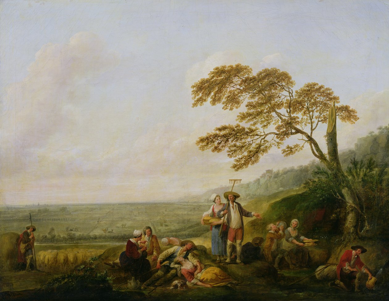 Mittag, aus einer Serie über die vier Stunden des Tages, 1771 von Francois Louis Joseph Watteau
