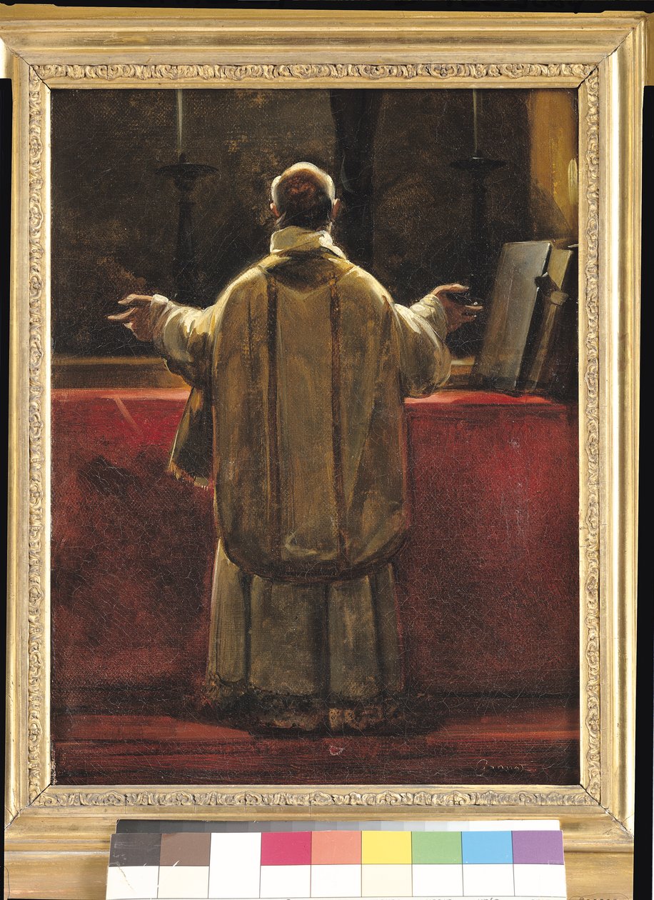 Priester am Altar von Francois Marius Granet