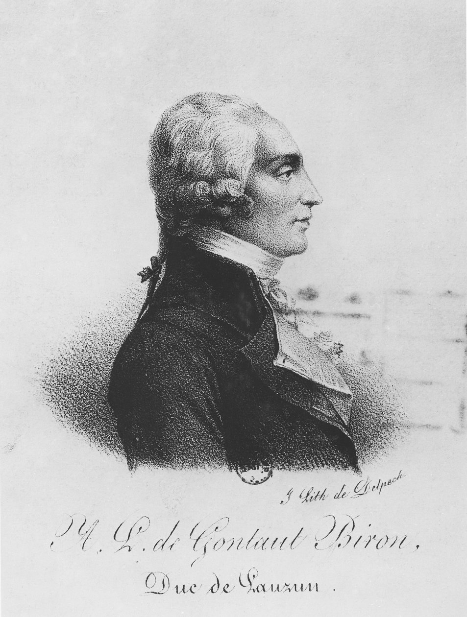 Armand de Gontaut, Herzog von Biron von Francois Seraphin Delpech